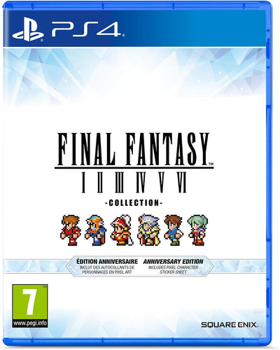 Final Fantasy I-VI Pixel Remaster Collection PS4 English Version - packaging