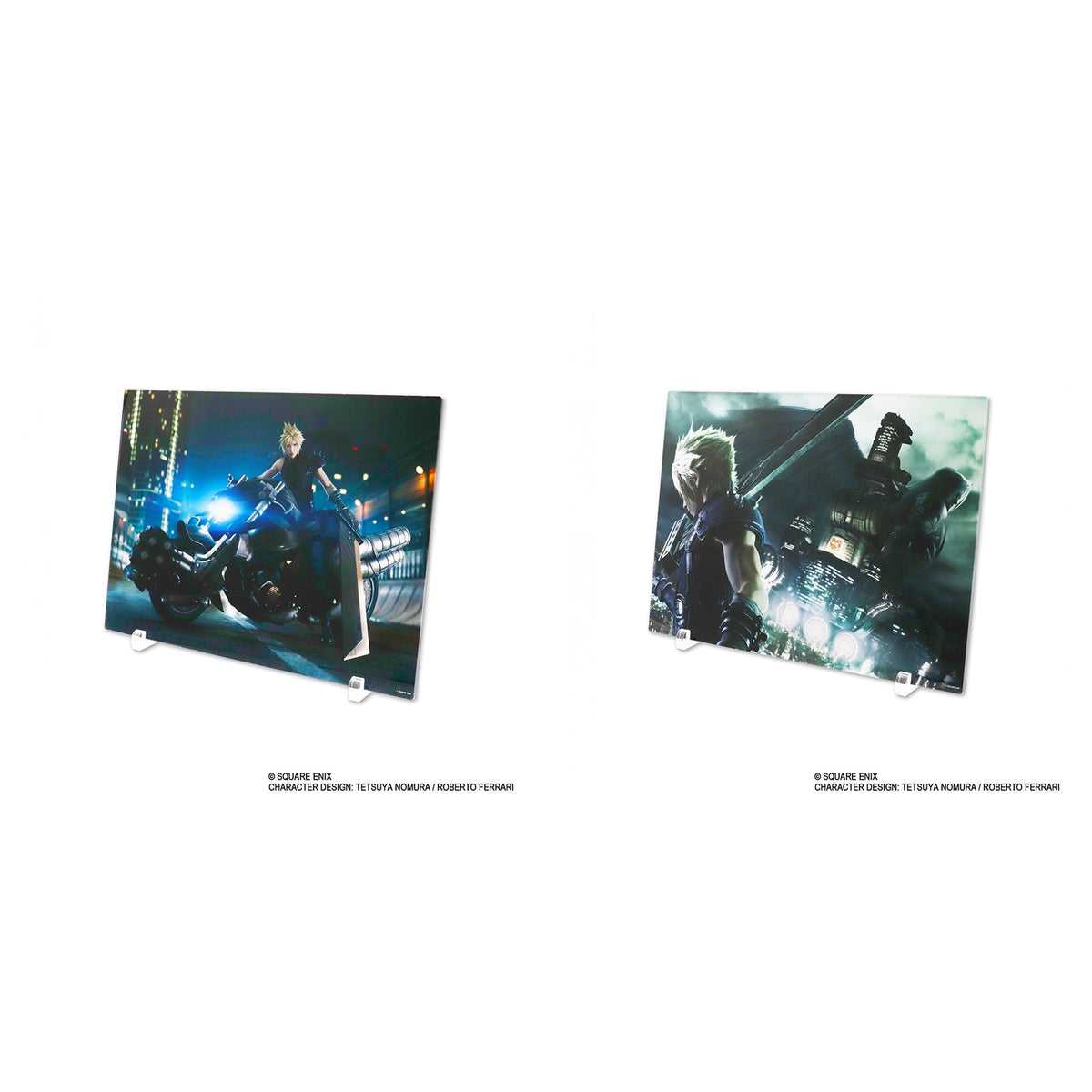 Final Fantasy VII Remake Acrylic Panels - Complete Set showing every included design