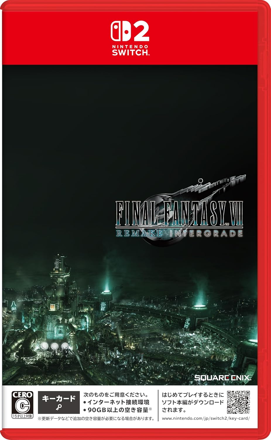 Final Fantasy VII Remake Intergrade Japanese Nintendo Switch 2 cover