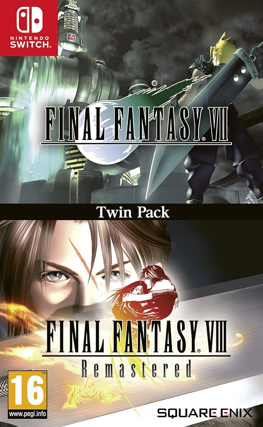 Final Fantasy VII and Final Fantasy VIII Remastered Twin Pack - Nintendo Switch
