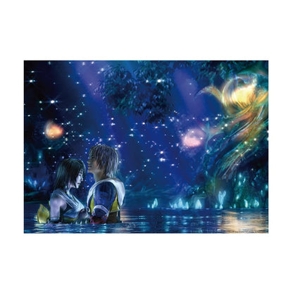Final Fantasy X 25th Anniversary Kuji D Prize Visual Sheet - Design 1, official Square Enix collectible.