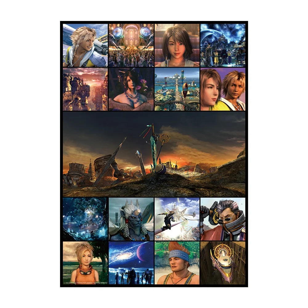 Final Fantasy X 25th Anniversary Kuji D Prize Visual Sheet - Design 4, official Square Enix collectible.