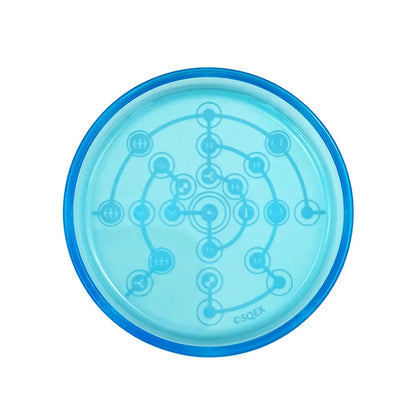 Final Fantasy X 25th Anniversary Kuji E Prize Sphere Grid Clear Plate - Design 1, official Square Enix collectible.