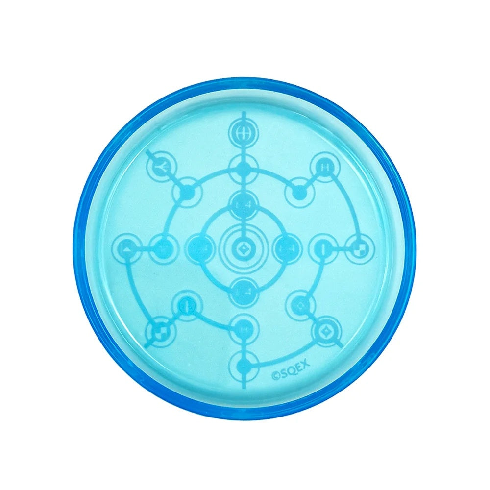 Final Fantasy X 25th Anniversary Kuji E Prize Sphere Grid Clear Plate - Design 3, official Square Enix collectible.