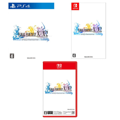Final Fantasy X / X-2 HD Remaster Japanese standard packages for PS4, Nintendo Switch and Nintendo Switch 2