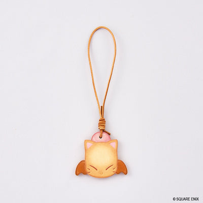 Final Fantasy XIV Buttery Mogbiscuit Faux Leather Charm - official product view 1
