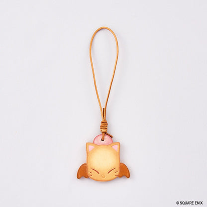 Final Fantasy XIV Buttery Mogbiscuit Faux Leather Charm - official product view 1