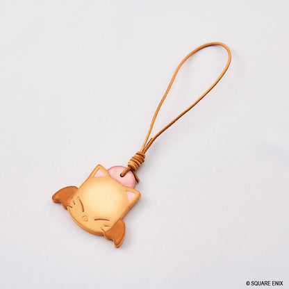 Final Fantasy XIV Buttery Mogbiscuit Faux Leather Charm - official product view 3
