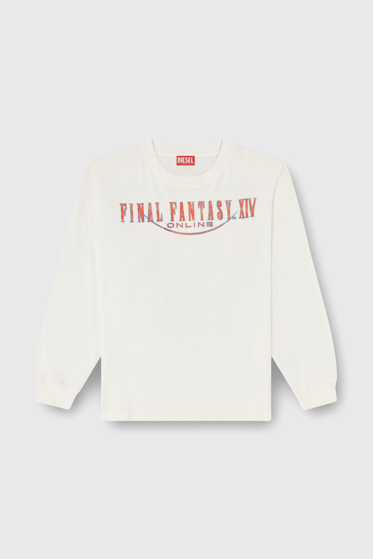 Final Fantasy XIV Collaboration - Azem's Crystal Long Sleeve T-Shirt FF-T-BOXT-LS-WHITE - Official Product Photo 1
