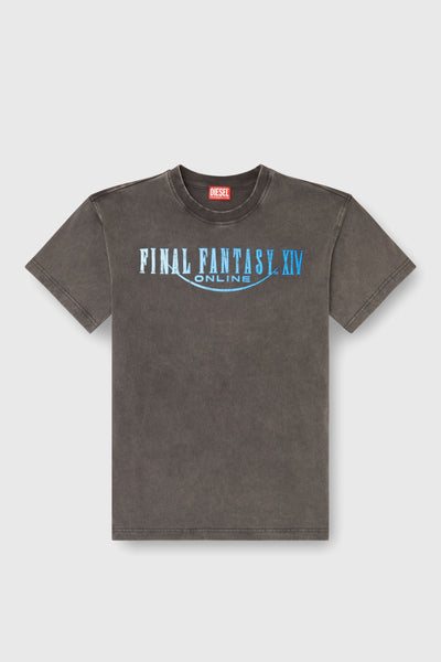 Final Fantasy XIV Collaboration - Azem's Crystal T-Shirt FF-T-NORM-BLACK - Official Product Photo 1