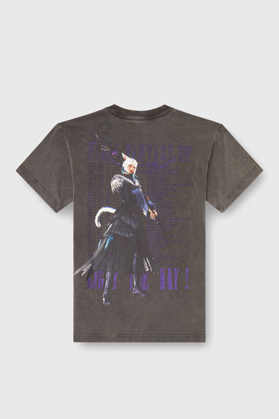 Final Fantasy XIV Collaboration - Y'shtola Rhul T-Shirt FF-T-NORM-COBALT - Official Product Photo 2