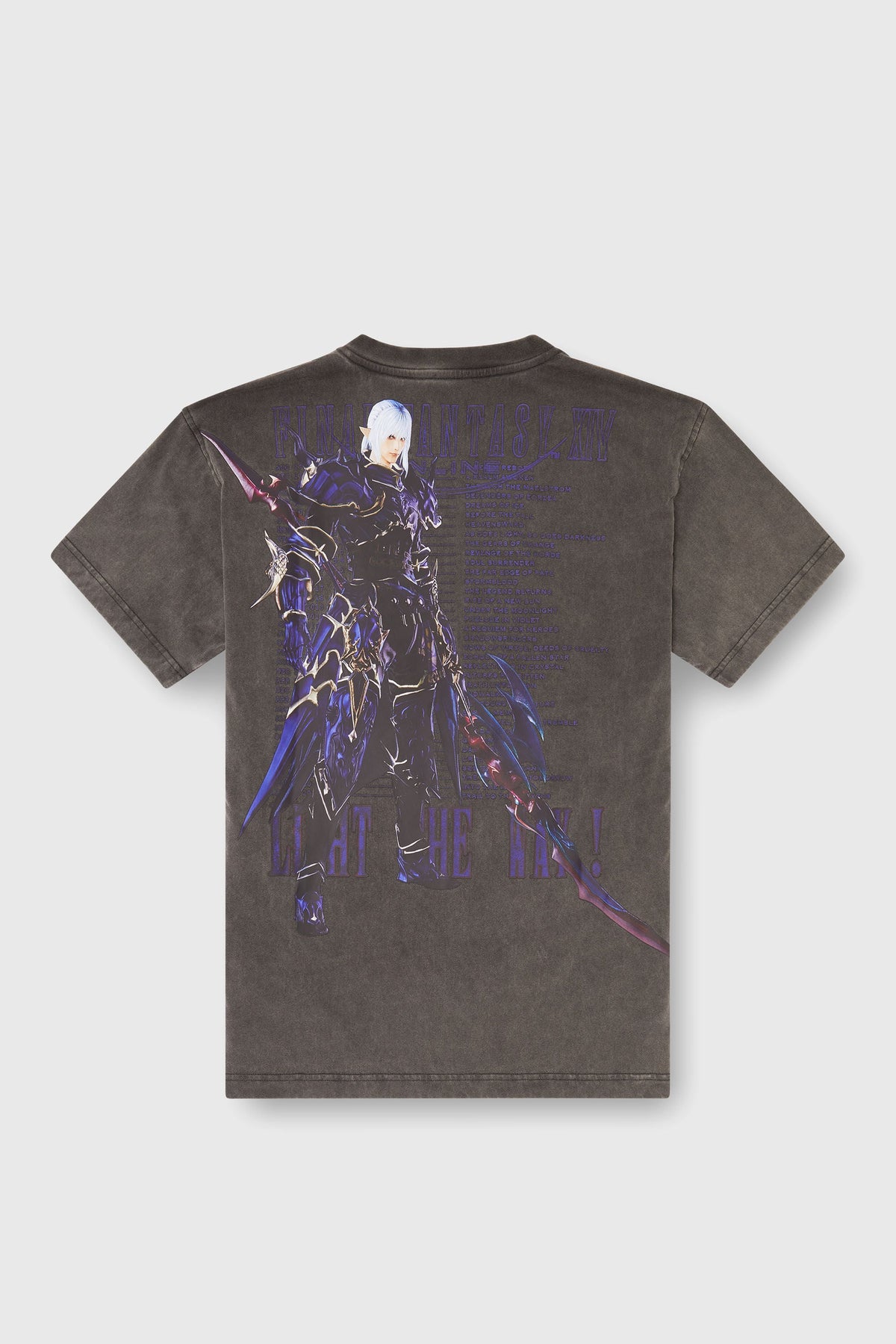 Final Fantasy XIV Collaboration - Estinien T-Shirt FF-T-NORM-ROYAL - Official Product Photo 2