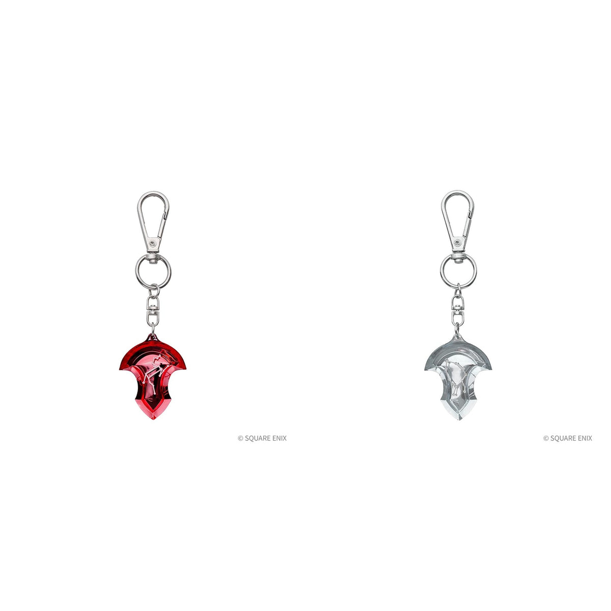 Final Fantasy XIV Crystal Clear Keychains - complete set of 2 designs