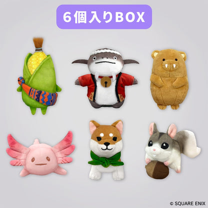 Final Fantasy XIV Mini Puppet Plush Collection Vol. 3 - Sealed Box (6 Pieces) - official product view 1