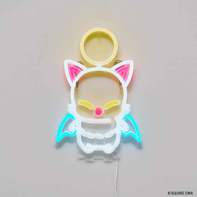 Final Fantasy XIV Moogle Neon LED Light - official product view 8