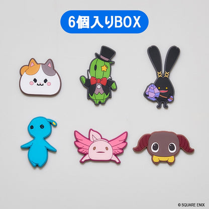 Final Fantasy XIV Rubber Magnet Collection Vol. 3 - Sealed Box (6 Pieces) - official product view 1