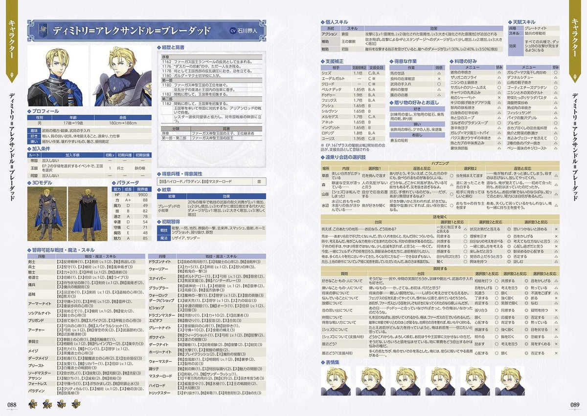 Fire Emblem Warriors: Three Hopes - Perfect Guide + Support Conversations - Japanese - publisher preview 3