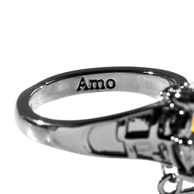 Gachiakuta Iconic Story Ring Objet - Amo name engraving, official white-background photo