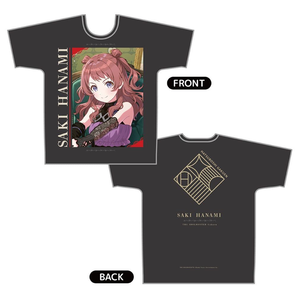 Gakuen Idolmaster Saki Hanami endless dance graphic t shirt, view 1