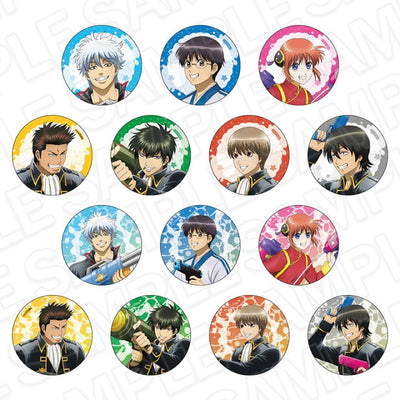 Gintama Water Gun Ver. Random Glitter Can Badge - official product image