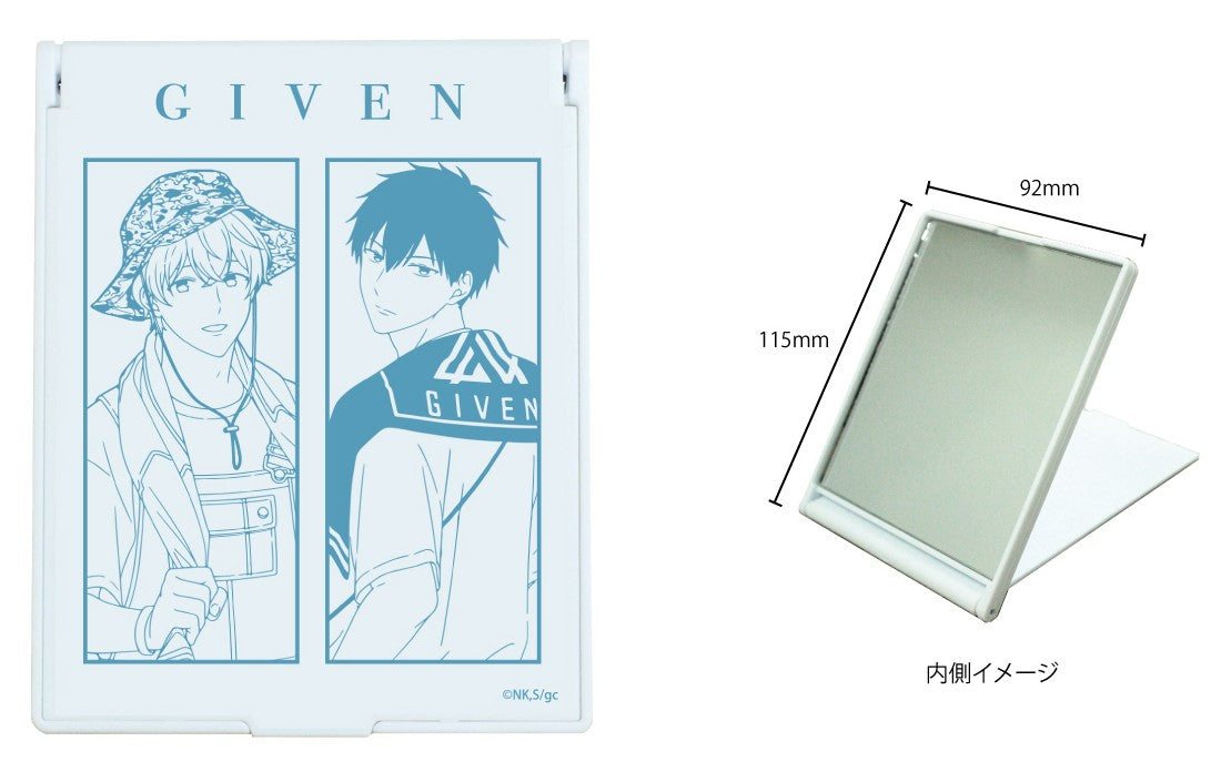 GIVEN THE MOVIE TO THE SEA DEKA CHARA MIRROR - UENOYAMA RITSUKA & SATO MAFUYU FESTIVAL VER. ORIGINAL ILLUSTRATION