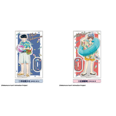 Go for It, Nakamura! × Karaoke no Tetsujin Complete Set of 2 Acrylic Stands - Okuto Nakamura and Aiki Hirose