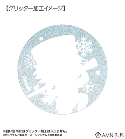 Golden Kamuy Fighting Backs Ver. Chibi Glitter Can Badge Ver. A - official product photo 11