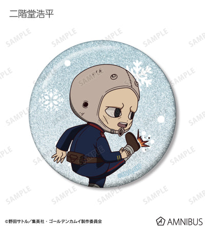 Golden Kamuy Fighting Backs Ver. Chibi Glitter Can Badge Ver. B - official product photo 6