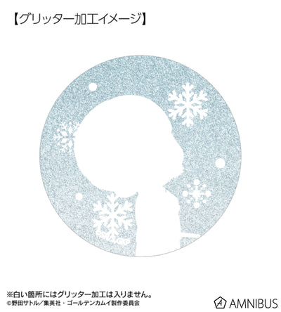 Golden Kamuy Fighting Backs Ver. Chibi Glitter Can Badge Ver. B - official product photo 11