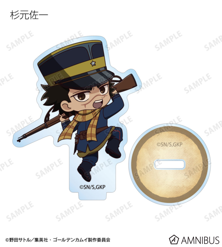 Golden Kamuy Fighting Backs Ver. Chibi Acrylic Stand Ver. A - official product photo 2