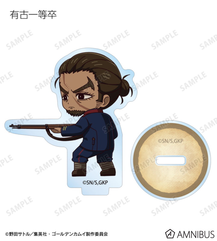 Golden Kamuy Fighting Backs Ver. Chibi Acrylic Stand Ver. A - official product photo 5