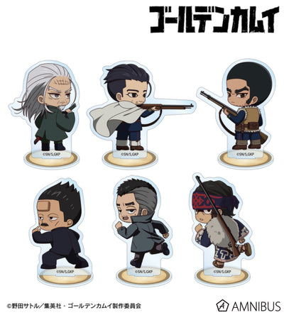 Golden Kamuy Fighting Backs Ver. Chibi Acrylic Stand Ver. C - official product photo 1