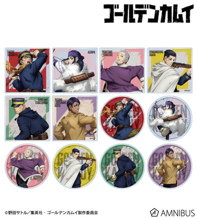 Golden Kamuy Fighting Backs Ver. Acrylic Coaster - official product photo 1