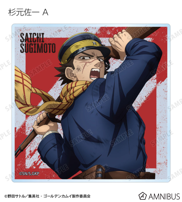 Golden Kamuy Fighting Backs Ver. Acrylic Coaster - official product photo 2