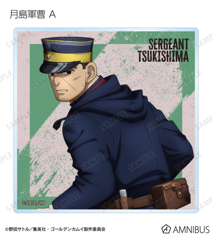 Golden Kamuy Fighting Backs Ver. Acrylic Coaster - official product photo 6