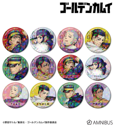 Golden Kamuy Fighting Backs Ver. Holographic Can Badge - official product photo 1