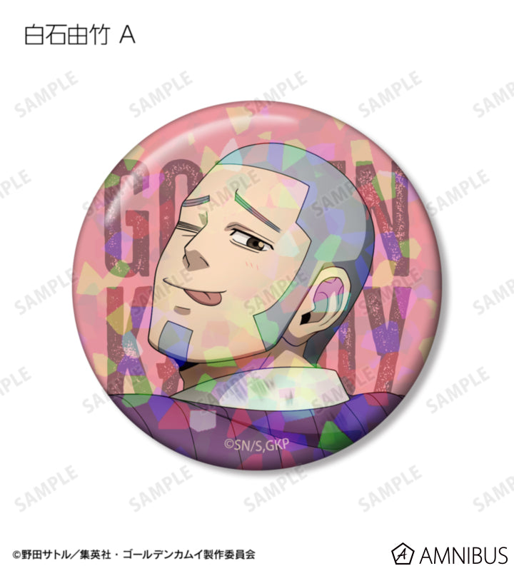 Golden Kamuy Fighting Backs Ver. Holographic Can Badge - official product photo 4