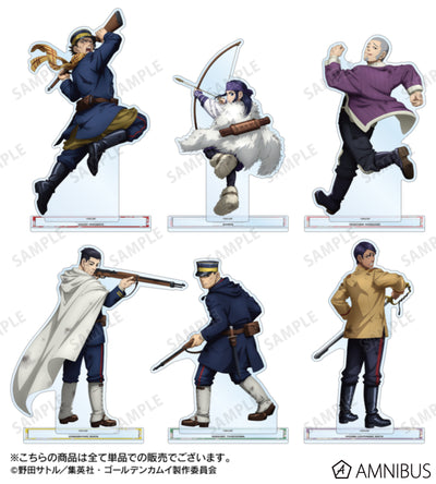 Golden Kamuy Fighting Backs Ver. Extra Large Acrylic Stand - official product photo 1