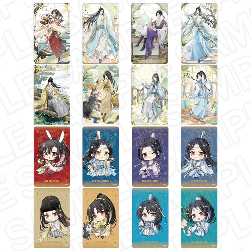 Grandmaster of Demonic Cultivation Clear Card Complete Set Of 16 Types