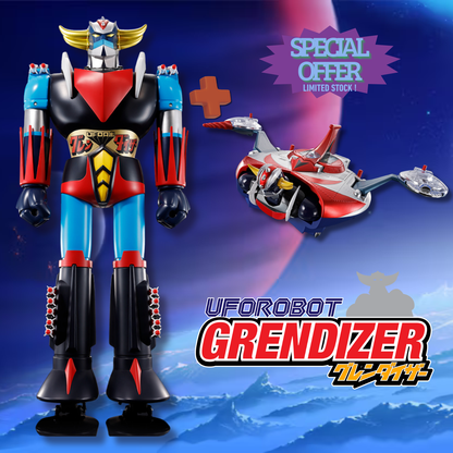 [Special Bundle] Grendizer (UFO Robot Grendizer) - Jumbo Machineder UFO Robo Grendizer + Chogokin Superalloy DELUXE Grendizer & UFO Spacer