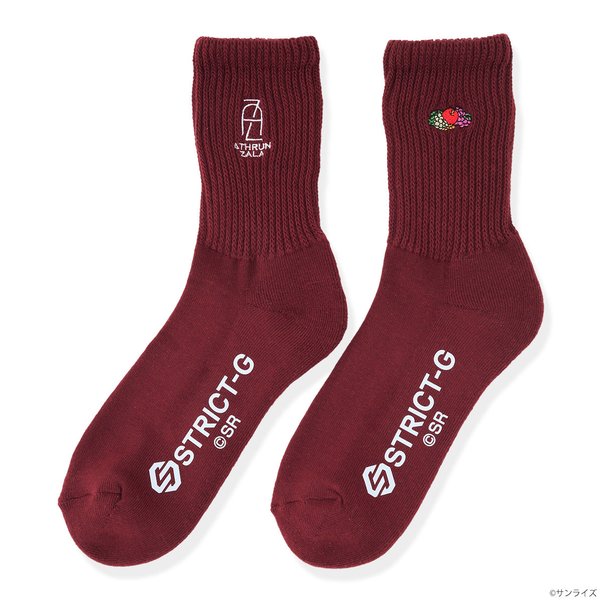 Gundam Series STRICT-G - SEED FREEDOM FRUIT OF THE LOOM Socks Athrun Zala - official product view 1