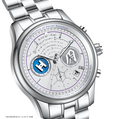 The Melancholy of Haruhi Suzumiya Anime 20th Anniversary Watch Yuki Nagato Model dial close up
