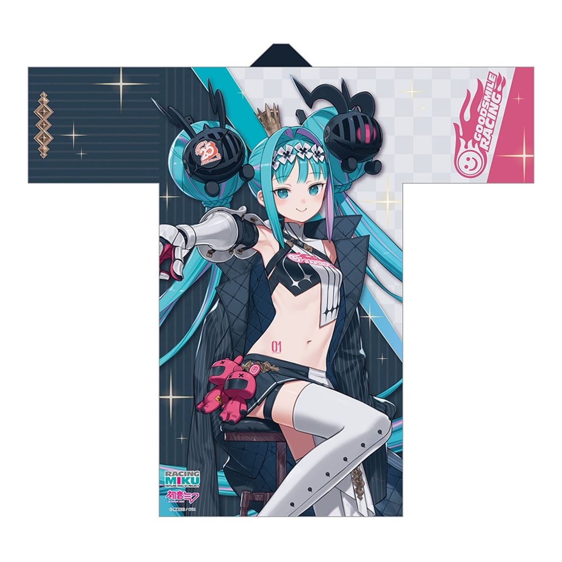 Hatsune Miku - Racing Miku 2026 Good Smile Company 25th Anniversary - Long Full-graphic Happi Coat - product view 3