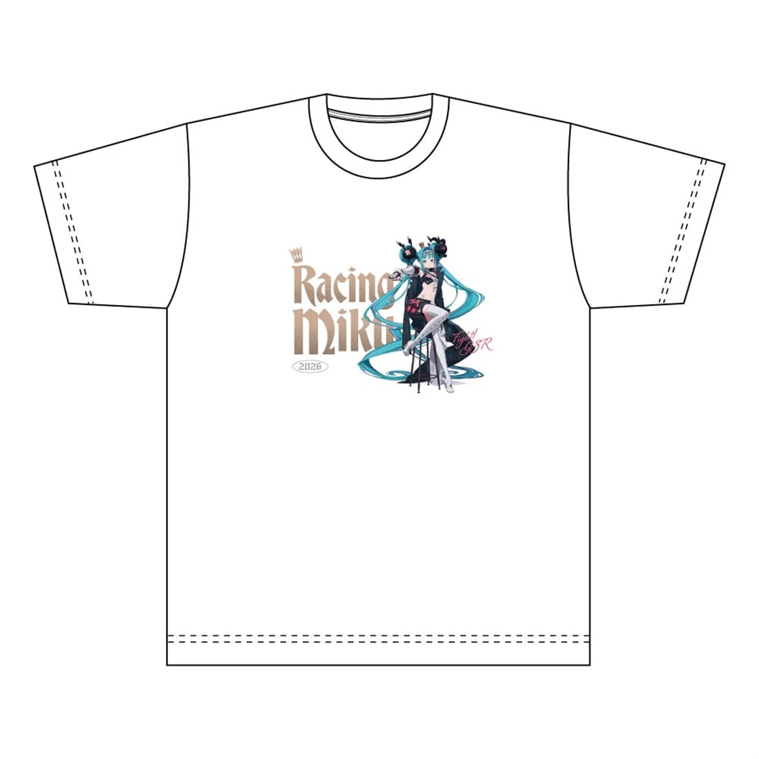 Hatsune Miku - Racing Miku 2026 Good Smile Company 25th Anniversary - T-Shirt - product view 3
