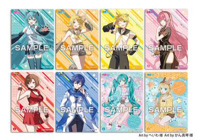 Hatsune Miku Sparkling Clear Card Collection Gum Vol.2 - Box (18 Packs) RANDOM - collectible design samples