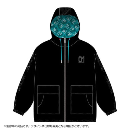 Hatsune Miku SuperGroupies hooded jacket, front view