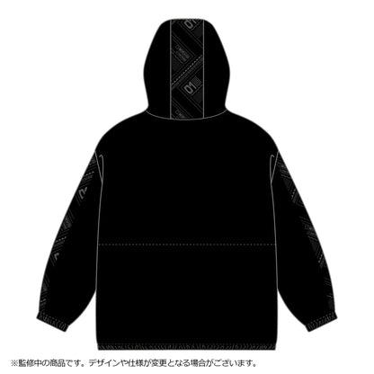 Hatsune Miku SuperGroupies hooded jacket, back view