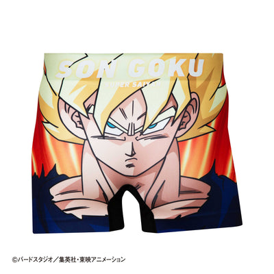 Dragon Ball Z No. 023 Son Goku Super Saiyan Boxer Shorts - Unisex Polyester Underwear for Men and Women