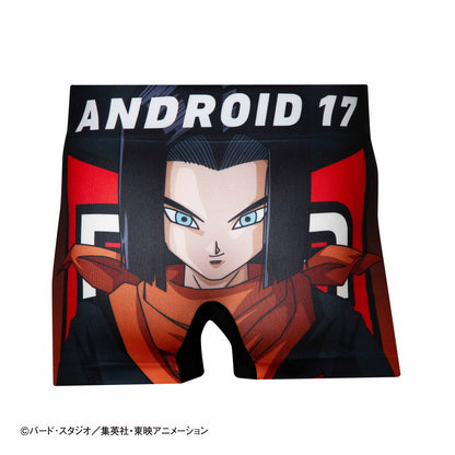 Dragon Ball Z No. 026 Android 17 Polyester Boxer Shorts for Men, Women, and Unisex