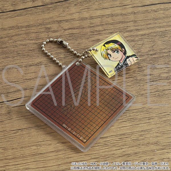 Hikaru no Go – Lenticular Go Board Acrylic Keychain – official product view 2